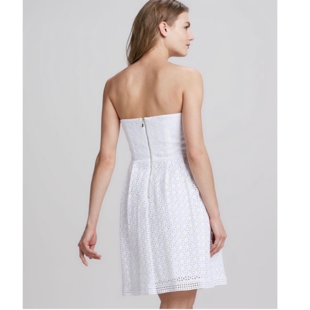 Laundry by Shelli Segal white eyelet dress - Picture 2 of 7